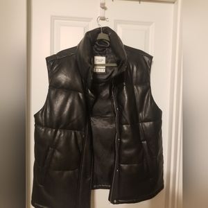 Abercrombie & Fitch Vegan Leather Vest